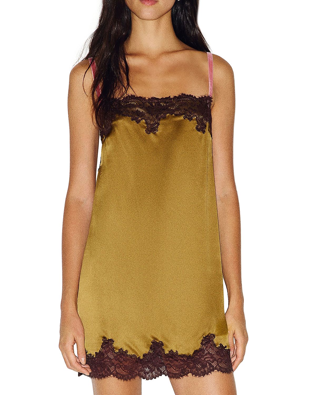Reformation Emma-Rose Silk Mini Dress