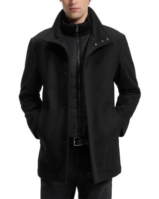 H-Coxtan Wool & Cashmere Bib Coat