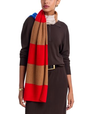 Art Blocks Striped Wool & Cashmere Scarf
