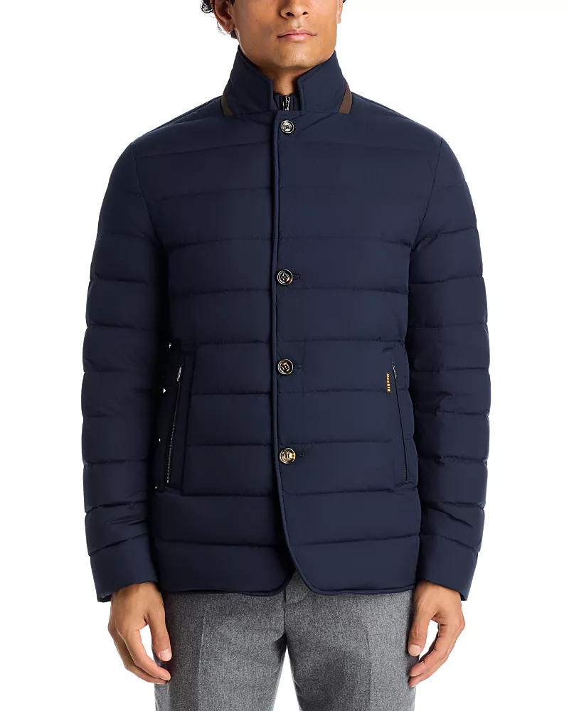 Moorer Sinardi Quilted Removable Bib Insert Jacket
