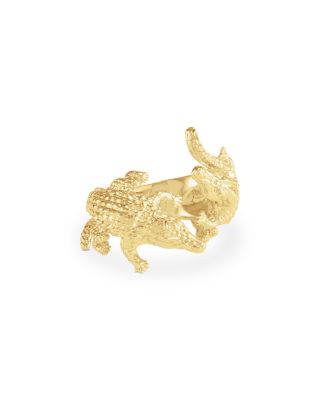 Safari Alligator Open Ring 
