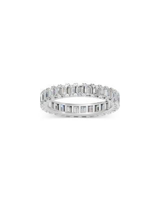 Diamond Emerald Cut Eternity Ring in 14K Gold, 2.0 tcw