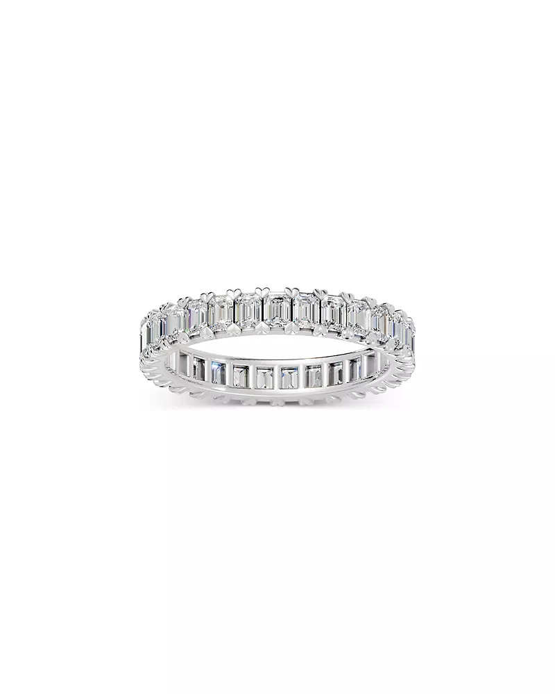 Bloomingdale's Fine Collection Diamond Emerald Cut Eternity Ring in 14K Gold, 2.0 tcw