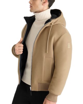 Niko Reversible Hooded Wool Jacket