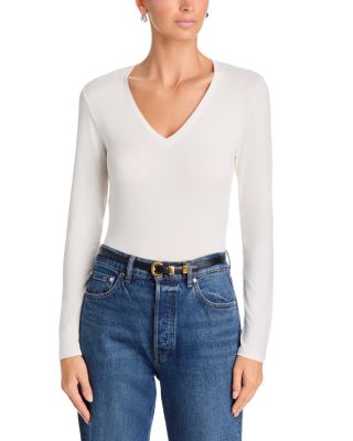 V Neck Long Sleeve Tee