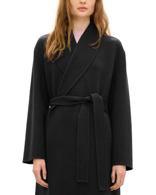 Lux Wool & Cashmere Shawl Collar Coat - thumbnail 2
