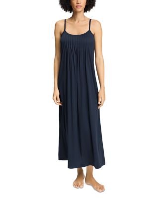 Juliet Pleated Long Spaghetti Gown