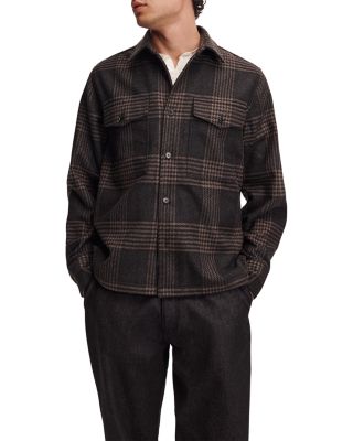 Austin Plaid Wool Blend Pocket Shirt