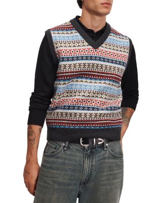 Wool Classic Fit Fair Isle Vest