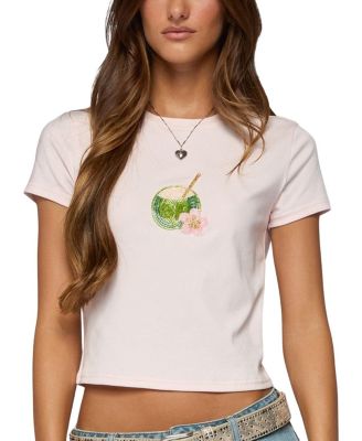 Coconut Beaded T Shirt