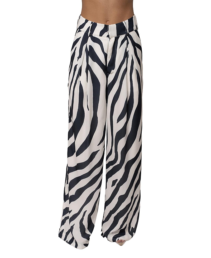 Jluxlabel Soft Pleated Trouser In White