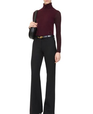  Wool Blend Tailored Trousers