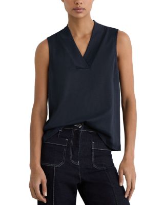 Miley Paneled V Neck Vest