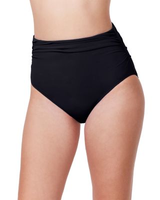 Tutti Frutti Shirred High Waist Bikini Bottom 