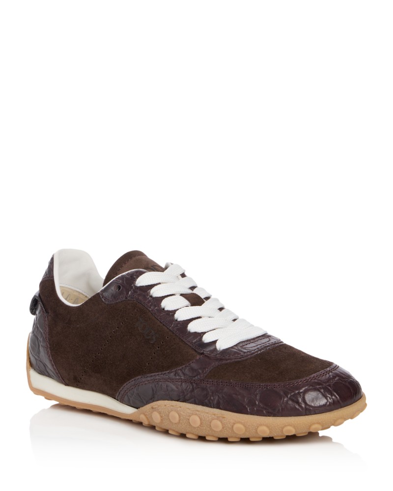 Tod's Women's Sportiva Sneakers in Dark Brown