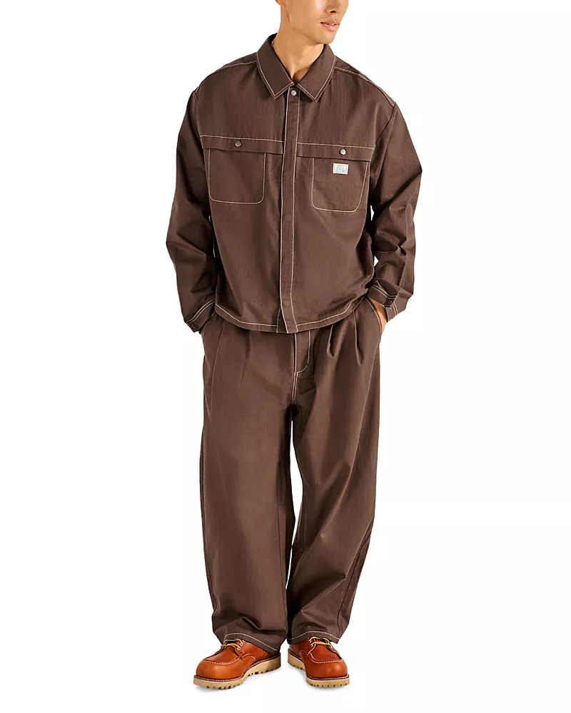 Malbon Station Cotton Relaxed Fit Pants