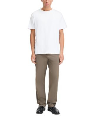 Liam Cotton Blend Straight Leg Trousers