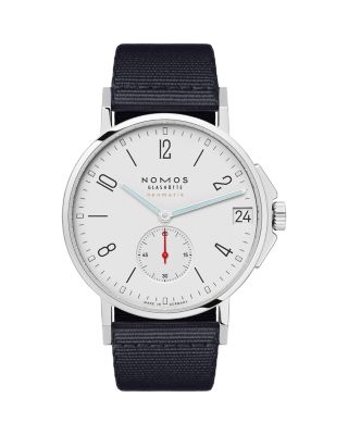 Nomos Ahoi Neomatik 38 Date Watch, 38.5mm In White Silver