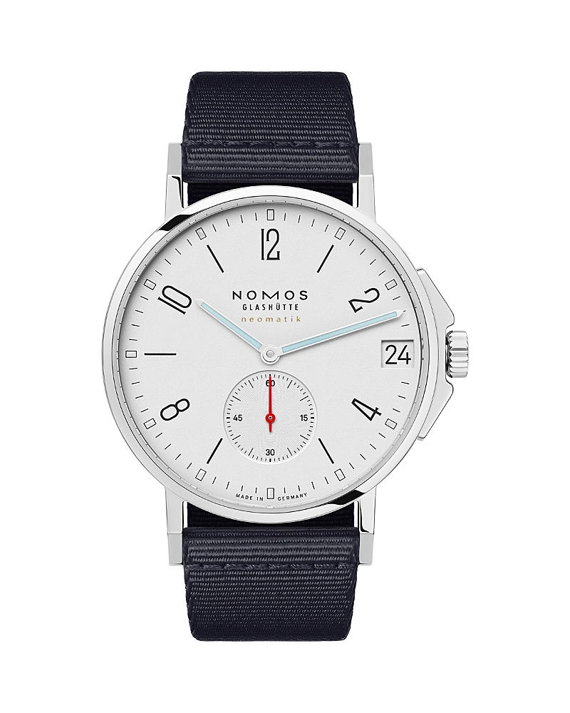 Nomos Ahoi Neomatik 38 Date Watch, 38.5mm In White Silver