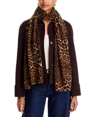 Cashmere Animal Print Scarf - Exclusive