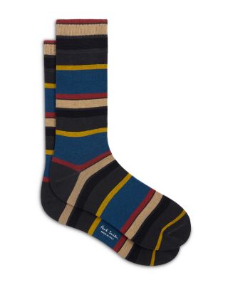 Clayton Stripe Cotton Socks