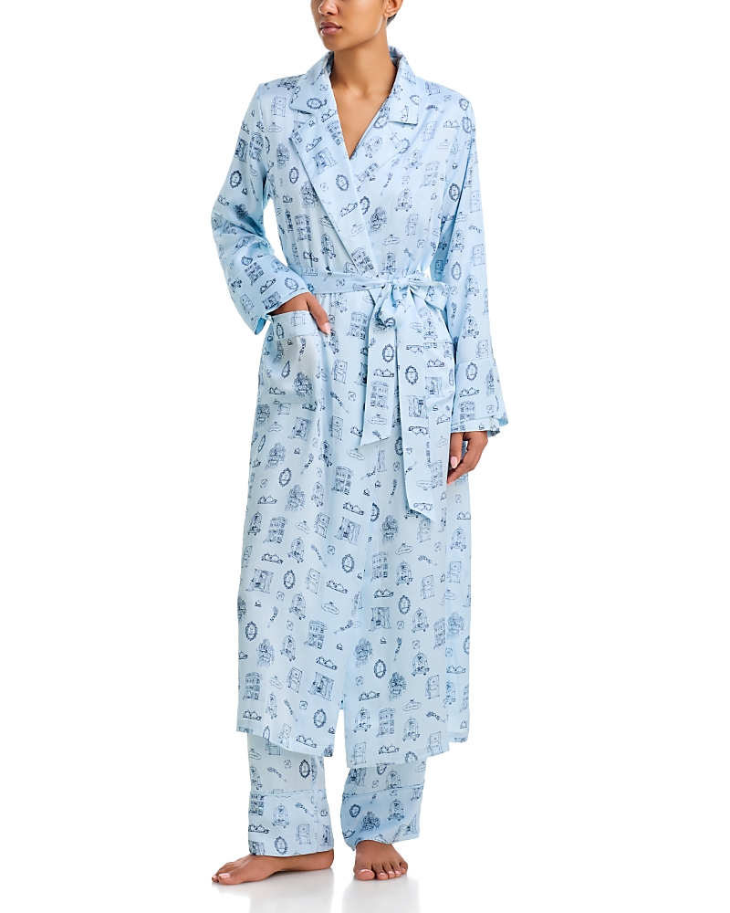 Petite Plume x Bloomingdale's Silk Toile Robe - Exclusive