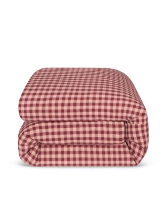 Pembroke Gingham Linen Blend Duvet Cover, Queen