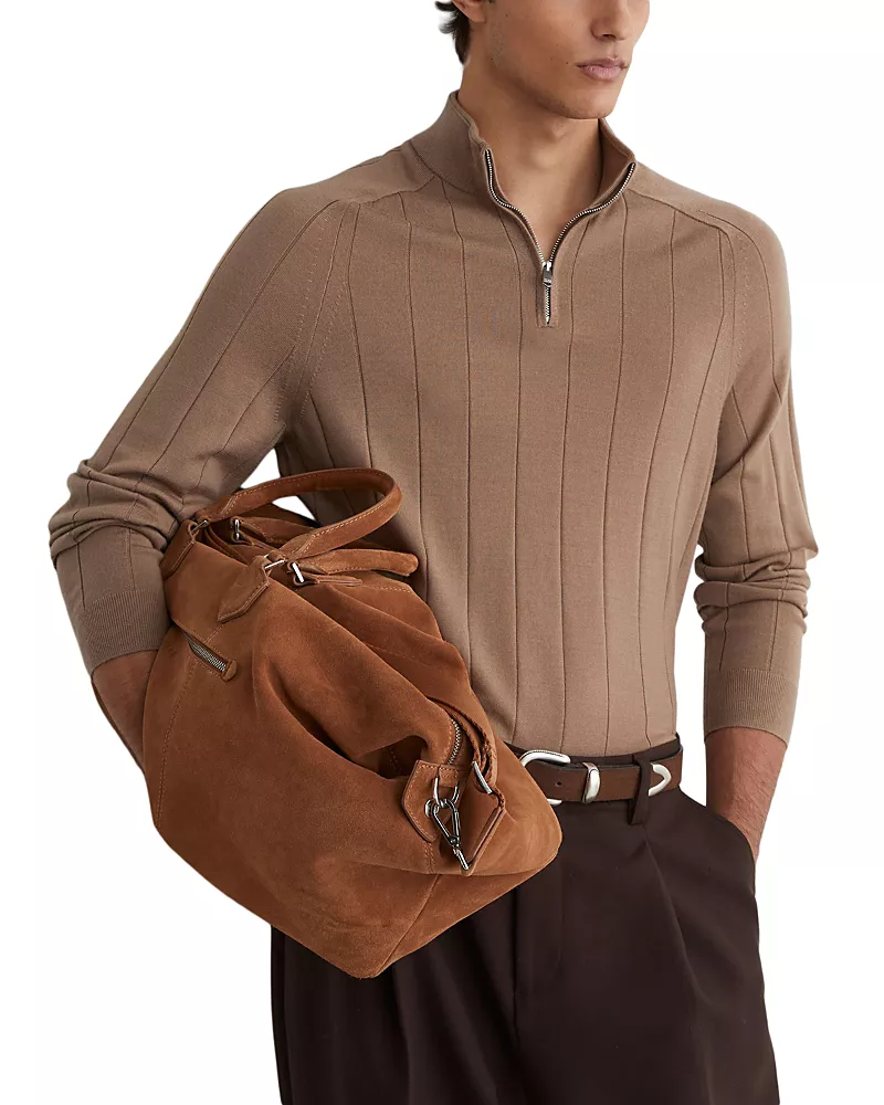 Reiss Findlay Half Zip Wool Sweater
