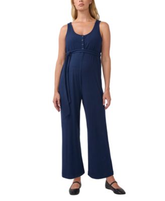  Maternity Leisure Wide Leg Jumpsuit