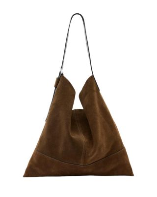 Asha Convertible Suede Shoulder Bag