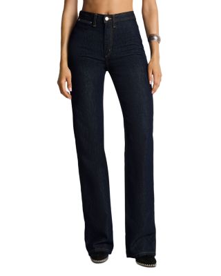 Layla High Rise Straight Jeans in Indigo Nights