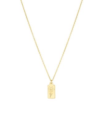 Set & Stones Tawney Birth Flower Necklace