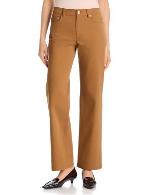 Theory High Rise Brushed Slim Straight Jeans