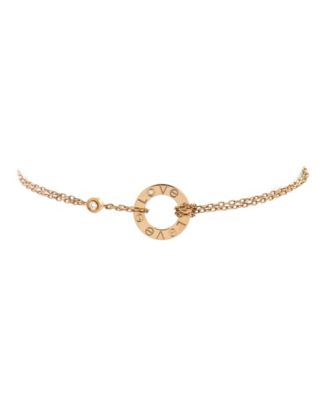 2 Diamonds Love Bracelet 18K Gold with Diamonds