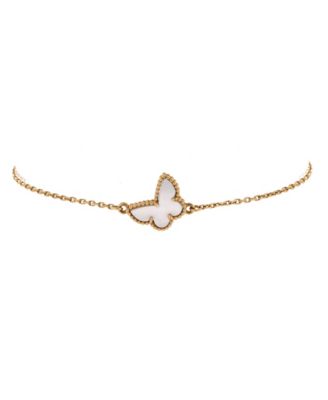 Sweet Alhambra Butterfly Bracelet 18K Gold and Mother of Pearl