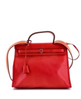 31 Herbag Zip Berline Vache Canvas and Leather