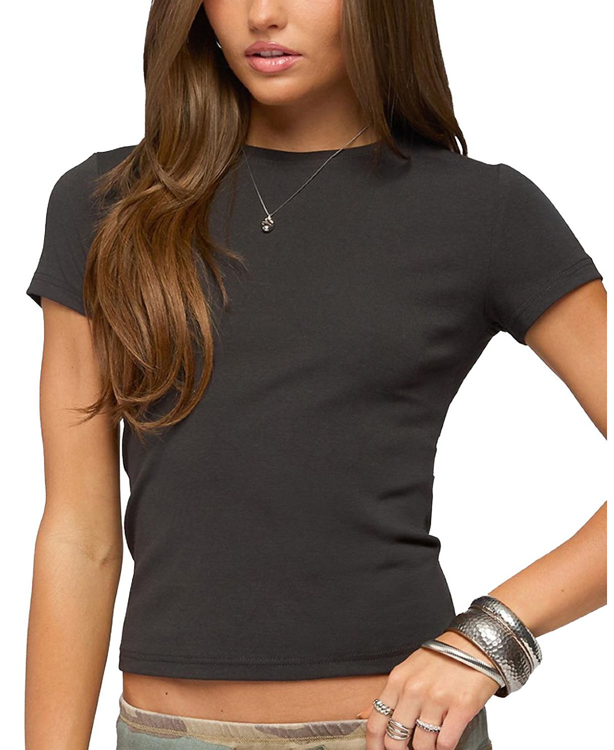 Edikted Vintage Studded T Shirt