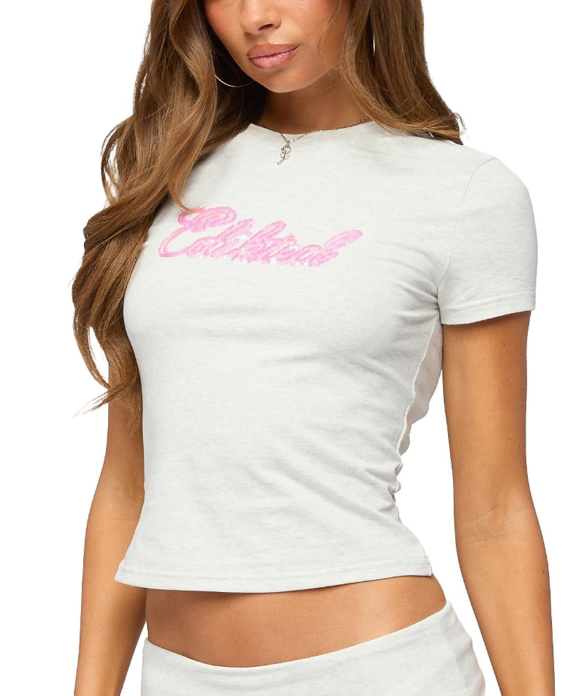 Edikted Wknd Sequin T Shirt