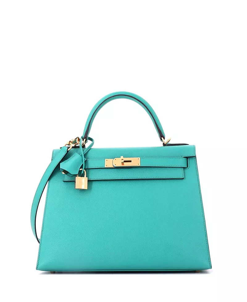 Pre-Owned HERMES Kelly 28 Epsom Leather Satchel