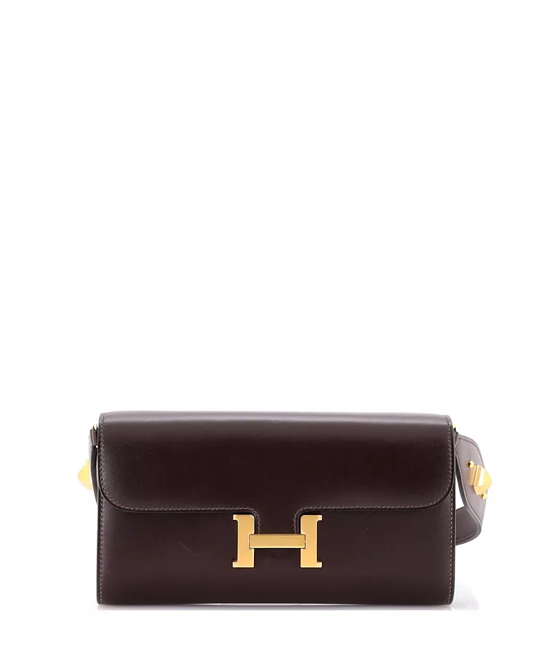 Pre-Owned HERMES Constance To Go Rock Box Calf Wallet