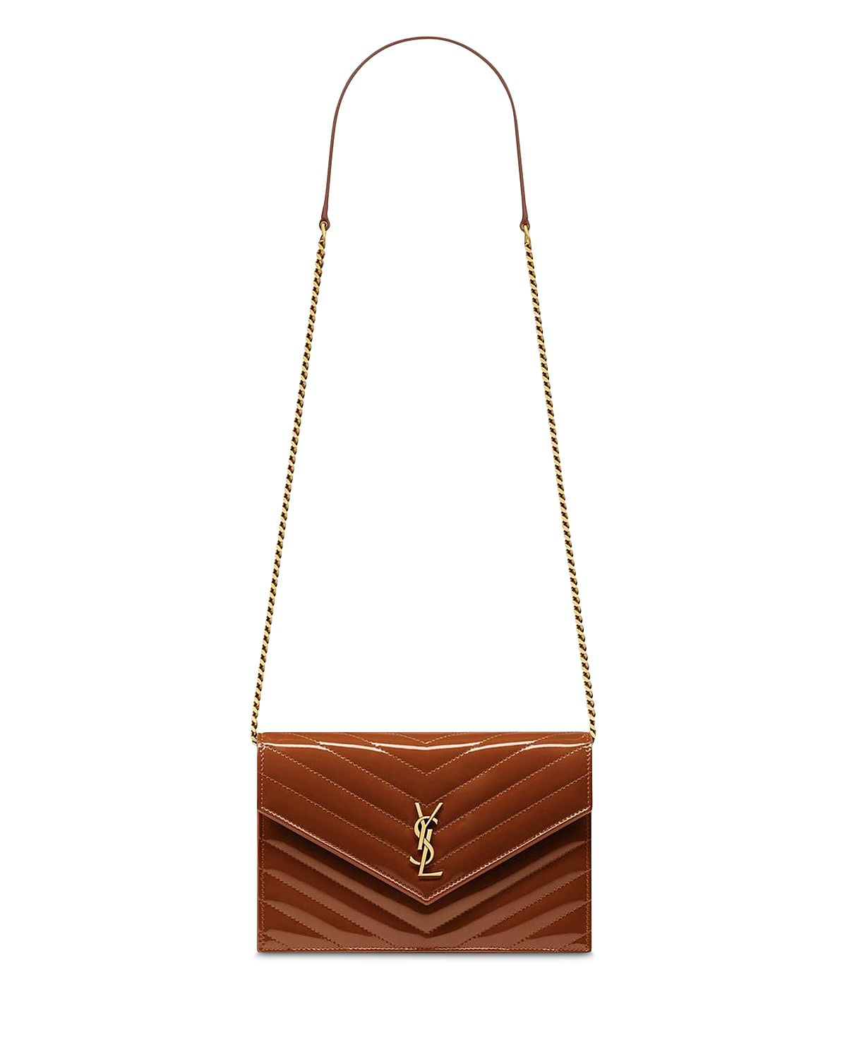 Saint Laurent Cassandre Envelope Chain Wallet