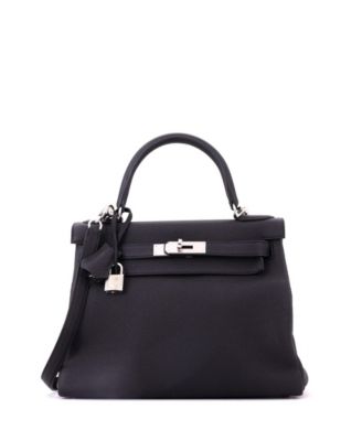 Kelly 28 Leather Handbag