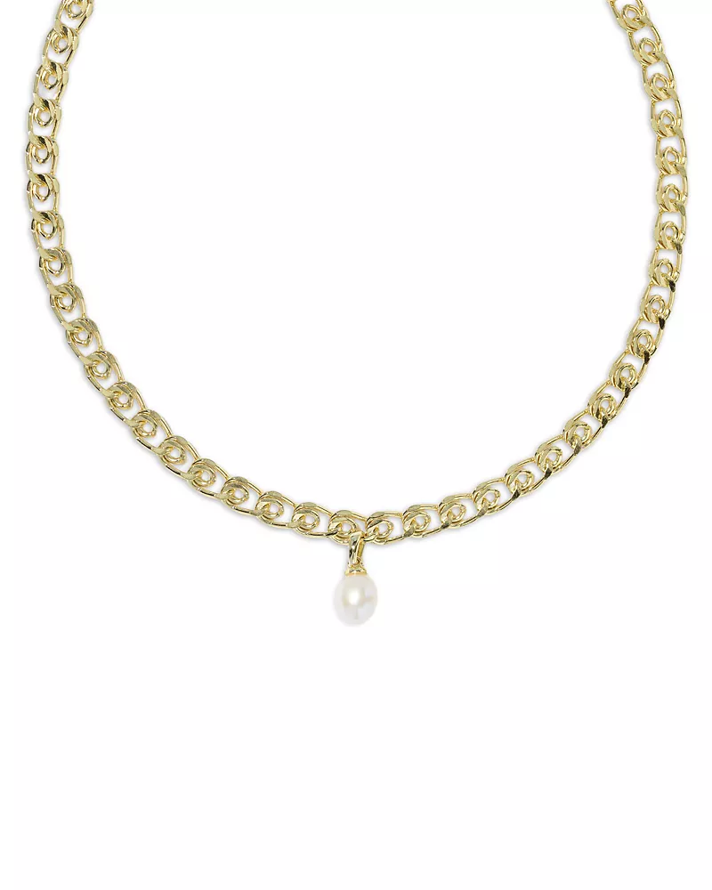 Kendra Scott Oakland Cultured Freshwater Pearl Pendant Necklace, 16