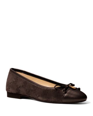 Women's Piper Flex Suede & Leather Ballet Flats