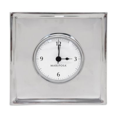 Signature Engravable Square Clock