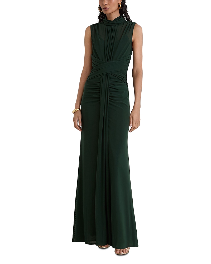 Reiss Starla Ruched Maxi Dress