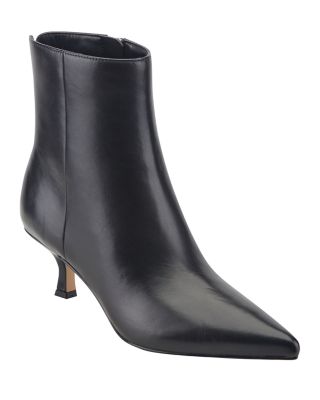 Women's Francy Leather Kitten Heel Ankle Boots