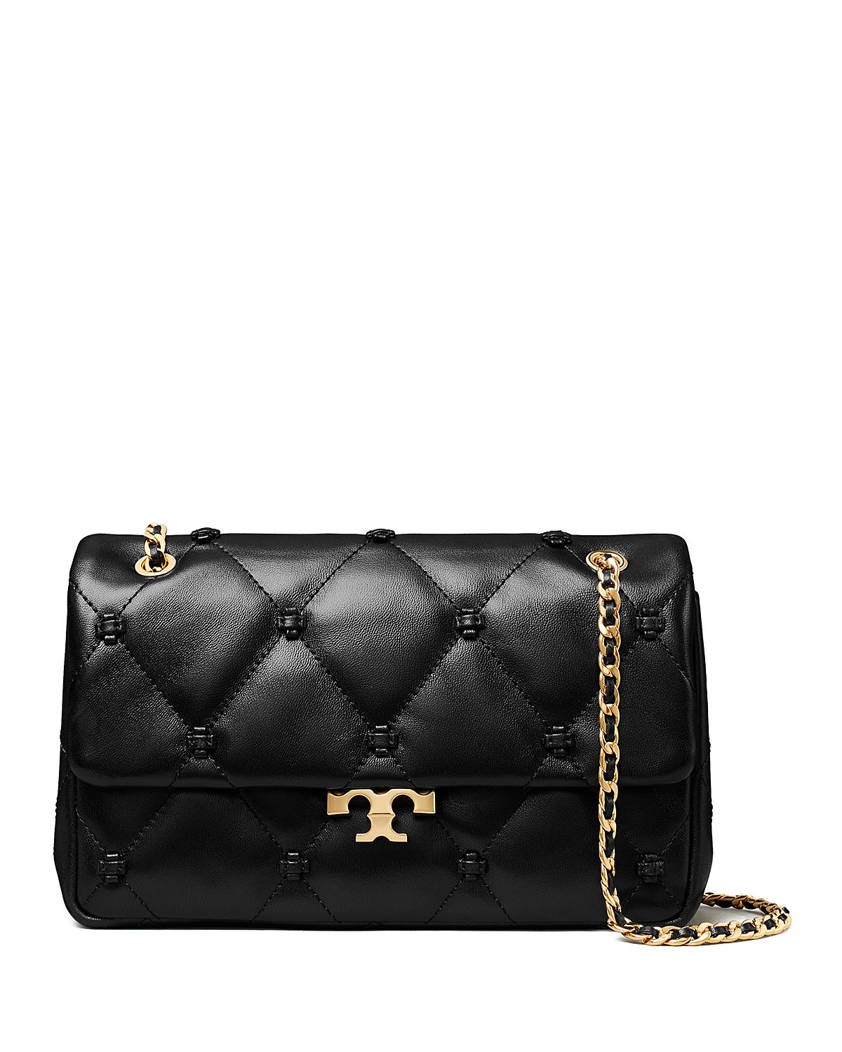 Tory Burch Bunny Knot Small Quilted Leather Shoulder Bag