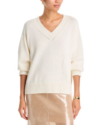 Paxton Cotton V-Neck Sweater