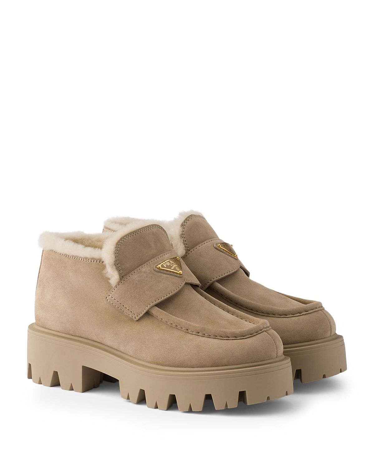 Prada Women's Suede Loafers